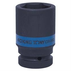 Головка торцевая ударная глубокая шестигранная 1", 40 мм KING TONY 843540M TONY - фото 681607