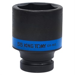 Головка торцевая ударная глубокая шестигранная 1", 55 мм KING TONY 843555M TONY - фото 681616