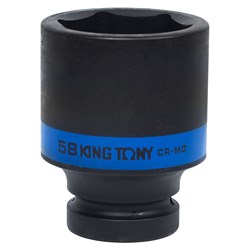 Головка торцевая ударная глубокая шестигранная 1", 58 мм KING TONY 843558M TONY - фото 681617