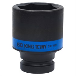 Головка торцевая ударная глубокая шестигранная 1", 60 мм KING TONY 843560M TONY - фото 681619