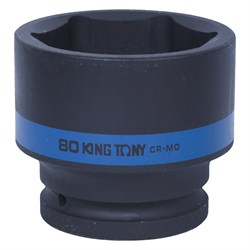Головка торцевая ударная шестигранная 1", 80 мм KING TONY 853580M TONY - фото 681776