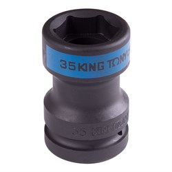 Головка торцевая ударная 1", Square 17 мм х Hex 35 мм, футорочная KING TONY 85451735M TONY - фото 681794