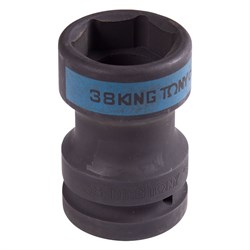 Головка торцевая ударная 1", Square 20 мм х Hex 38 мм, футорочная KING TONY 85452038M TONY - фото 681796
