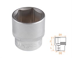 Головка торцевая стандартная шестигранная 1/2", 32 мм AFFIX AF00040032 AF00040032 - фото 682426