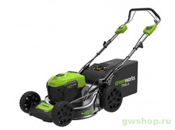 Газонокосилка аккумуляторная Самоходная G-MAX 40V GREENWORKS GD40LM46SP Greenworks 2506807 - фото 685046