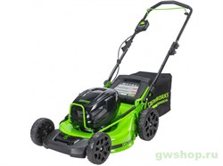 Газонокосилка аккумуляторная GREENWORKS GC82HPLM51, 82V, 51 см, бесщеточная без АКБ и ЗУ. Greenworks 2518907 - фото 685150