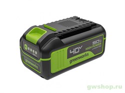 Аккумулятор 5 Ah Greenworks High Power 40V G40HP5 Greenworks 2958607 - фото 685577