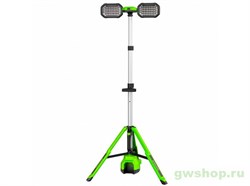 Мачта осветительная аккумуляторная GREENWORKS GPT-STL, 24V /110-240V, 3000 лм, без АКБ и ЗУ Greenworks 3503207 - фото 685721