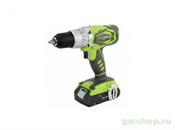 Дрель-шуруповерт аккумуляторная GREENWORKS 24 В, c 2 АКБ 2Ач и ЗУ Greenworks 3703507 - фото 685797