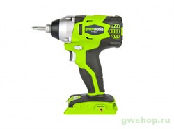 Винтоверт ударный бесщеточный G24 24V GREENWORKS GD24ID Greenworks 3801407,32067 - фото 685847