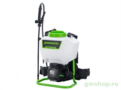 Садовый опрыскиватель аккумуляторный GREENWORKS GW-BPS60, 60V без АКБ и ЗУ Greenworks 5300107 - фото 686128
