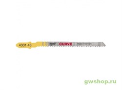 Полотно для фигурной резки  JigBl Curve 75 мм/ шаг зуба 2.5 мм (5шт) Greenworks 4932430143 - фото 686515