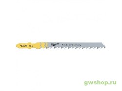Полотно для быстрой резки Milwaukee JigBl T144D 75 мм/ шаг зуба 4 мм (100шт) Greenworks 4932430461 - фото 686519