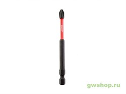Бита Milwaukee Shockwave Impact Duty PH2 x 90 мм (1шт) Greenworks 4932430856 - фото 686526