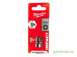 Бита  Shockwave Impact Duty PZ2 x 25 мм Greenworks 4932430863 - фото 686532