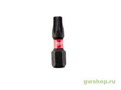 Биты для шуруповерта Milwaukee Shockwave Impact Duty TX27 х 25 мм (2шт) Greenworks 4932430884 - фото 686551