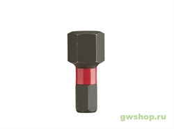 Биты для шуруповерта Shockwave Impact Duty  Hex 12 мм X 25 мм Greenworks 4932430900 - фото 686566