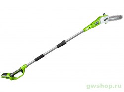 Высоторез-сучкорез телескопический аккумуляторный G24 24V GREENWORKS G24PS20K2 c АКБ 2АЧ и ЗУ Greenworks 2000107UA - фото 686674