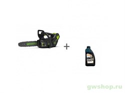 Пила цепная аккумуляторная G-MAX 40V GREENWORKS GD40TCS + Масло для цепи в подарок! Greenworks 2003807, 70285160000 - фото 686753