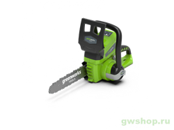 Цепная пила аккумуляторная GREENWORKS G24CS25, 24 В, 25см, c АКБ 4 Ач и ЗУ Greenworks 2007707UB - фото 686836