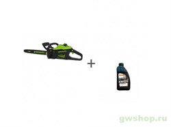 Пила цепная аккумуляторная GREENWORKS GD60CS25 60V без АКБ и ЗУ + масло в подарок! Greenworks 2008907, 70285160000 - фото 686940