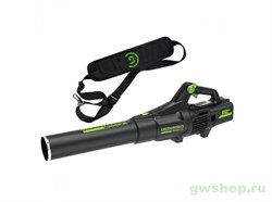 Воздуходув аккумуляторный GREENWORKS GD82ABIIK5 82V 1хАКБ 5 Ач и ЗУ Greenworks 2407007UB - фото 687476