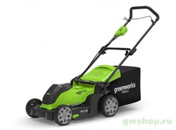 Газонокосилка аккумуляторная G-MAX 40V GREENWORKS G40LM41K2-2X Greenworks 2500007VC - фото 687497
