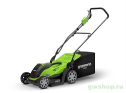 Газонокосилка аккумуляторная G-MAX 40V GREENWORKS G40LM35K2 Greenworks 2500067VA - фото 687504