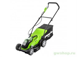 2501907K5 Газонокосилка аккумуляторная G-MAX 40V GREENWORKS G40LM35 с АКБ 5 Ач и ЗУ Greenworks 2501907K5 - фото 687575