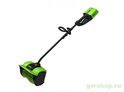 Снегоуборщик аккумуляторный GREENWORKS 60V GD60SSK2 30 см c АКБ 2АЧ и ЗУ Greenworks 2602607UA - фото 688106