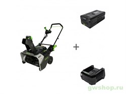 Аккумуляторный снегоуборщик Greenworks GD82SN22, 82V + Акб 8 А*ч и ЗУ Greenworks 2603307UH - фото 688217