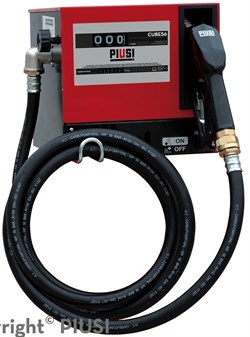 Колонка PIUSI Cube 56 DC 12V F0057600C (мех. счет., авт. пист.), 56 л/мин, топливораздаточная - фото 690689