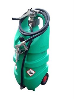 Резервуар Emiliana Serbatoi Emilcaddy 110 EMB110HB для бензина, ручной поршневой насос, 3 м шланг антистатик, 4 м кабель заземления, руч. пистолет, мобильный - фото 690785
