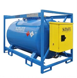 Мини АЗС Emiliana Serbatoi Traspo 910 TFTK910/M ручной роторный насос, 5 м шланг, механический пистолет - фото 690958