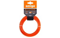 Леска для триммеров Amigo 70120 2,0 мм звезда 15 м - фото 691756