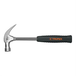 Молоток-гвоздодер Truper SJ-16 0,45 кг, металлическая ручка 16700 - фото 693695