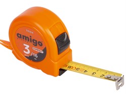 Рулетка Amigo Compact 3 м x 16 мм 74104 - фото 694467