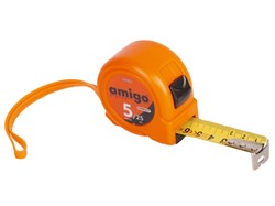 Рулетка Amigo Compact 5 м x 25 мм 74105 - фото 694470