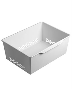 Корзина пластиковая ПРАКТИК GBP 60х20 белая S70199322201 - фото 709413