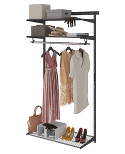 Гардеробная система ПРАКТИК Basic G90 графит S70299914515 - фото 709546