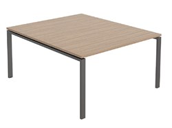 Стол для переговоров ПРАКТИК NT 120х144 вяз натуральный/антрацит К35399081216 - фото 709592