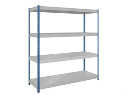 Стеллаж ПРАКТИК SB 200x183x61/4 с оцинкованным настилом К24699535407 - фото 710367