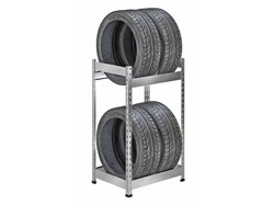 Стеллаж ПРАКТИК SB 1153х688х525 для хранения 4 шин оцинкованный S24799712258 - фото 710371