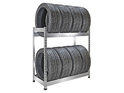 Стеллаж ПРАКТИК SB 1153х1167х525 для хранения 8 шин оцинкованный S24799713258 - фото 710375