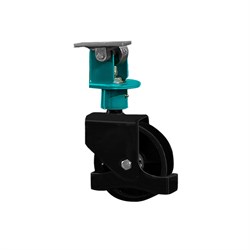 Колесная опора поворотная с тормозом в сборе для TRV Prolift R000041 - фото 714474