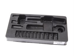 Ложемент для наборов торцевых головок 2516MR, 2516SR, PVC KING TONY 84251610B Tony - фото 714968