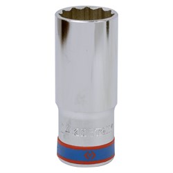 Головка торцевая глубокая двенадцатигранная 1/2", 24 мм KING TONY 423024M TONY - фото 715041