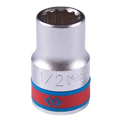 Головка торцевая стандартная двенадцатигранная 1/2", 1/2", дюймовая KING TONY 433016S TONY - фото 715080