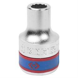 Головка торцевая стандартная двенадцатигранная 1/2", 8 мм KING TONY 433008M TONY - фото 715084