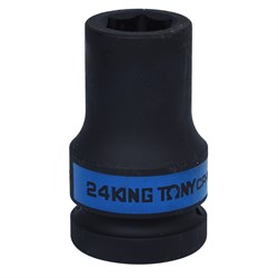 Головка торцевая ударная глубокая шестигранная 1", 24 мм KING TONY 843524M TONY - фото 715134